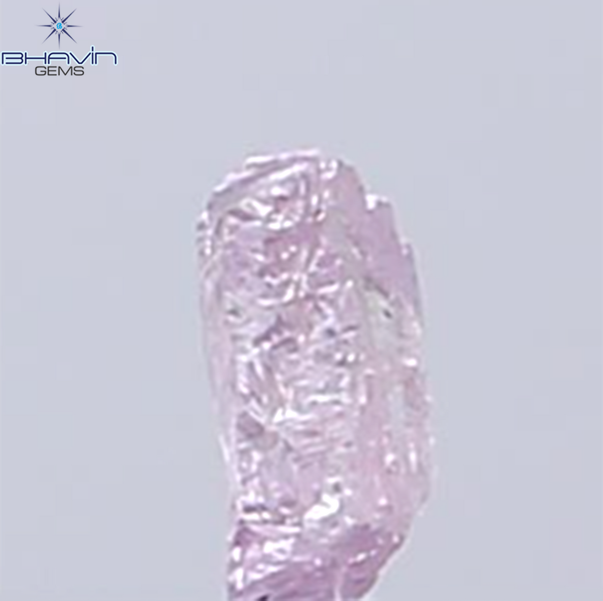 0.19 CT Natural Rough Diamond Pink Color Clarity VS (4.06 MM)