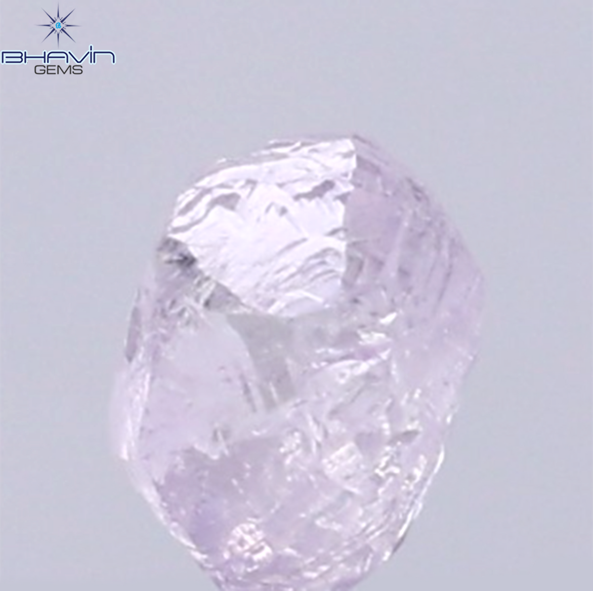 0.28 CT Natural Rough Diamond Pink Color Clarity VS (4.00 MM)
