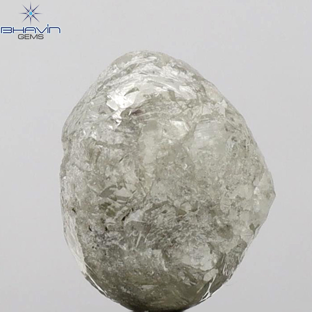 10.08 CT Rough Shape Natural Diamond White Color I3 Clarity (12.20 MM)