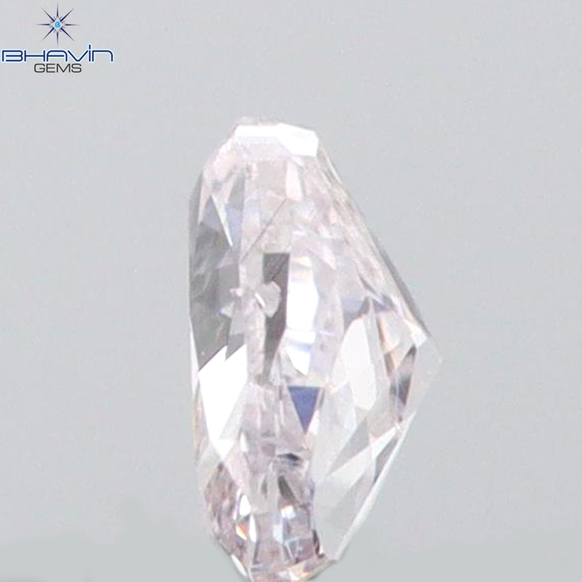0.08 CT ハートシェイプ 天然ダイヤモンド ピンクカラー SI1 クラリティ (2.67 MM)