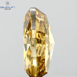 0.70 CT Oval Shape Natural Diamond Brown Color I1 Clarity (6.55 MM)
