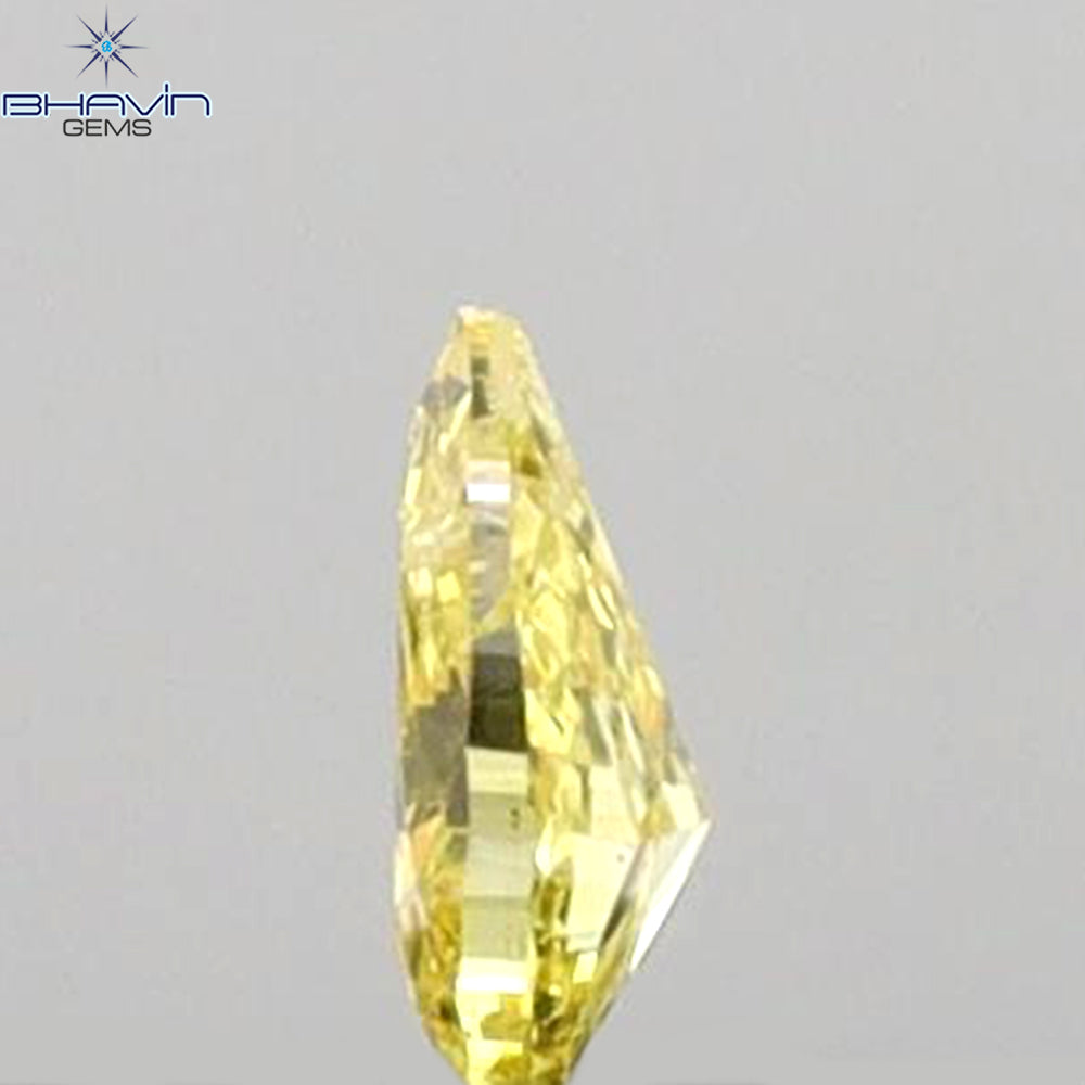 0.05 CT Pear Shape Natural Diamond Yellow Color SI2 Clarity (2.17 MM)