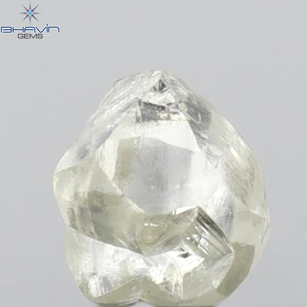 0.51 CT Rough Shape Natural Diamond White Color VS1 Clarity (4.48 MM)