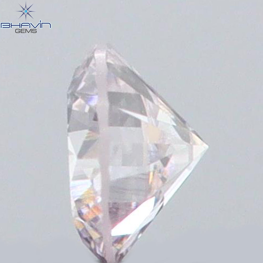 0.03 CT Round Shape Natural Diamond Pink (Argyle) Color SI1 Clarity (1.55 MM)