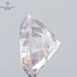 0.03 CT Round Shape Natural Diamond Pink (Argyle) Color SI1 Clarity (1.55 MM)