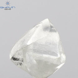 1.90 CT Rough Shape Natural Loose Diamond White (M) Color VS2 Clarity (6.51 MM)