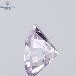 0.18 CT ラウンド ローズ カット シェイプ 天然ダイヤモンド ピンク色 I2 クラリティ (3.86 MM)
