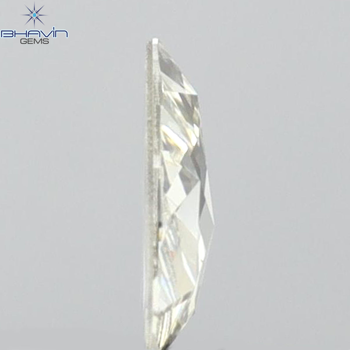 0.34 CT Natural Triangle Diamond White Color Clarity VS2 (6.06 MM)
