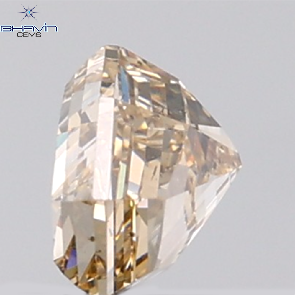 1.01 CT Shield Shape Natural Diamond Brown Color SI1 Clarity (5.44 MM)