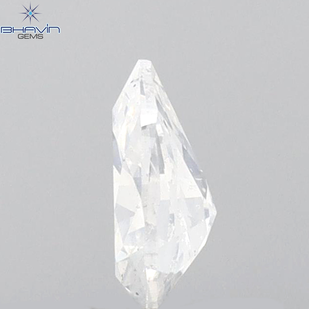 0.31 CT Pear Shape Natural Diamond White Color I1 Clarity (5.60 MM)