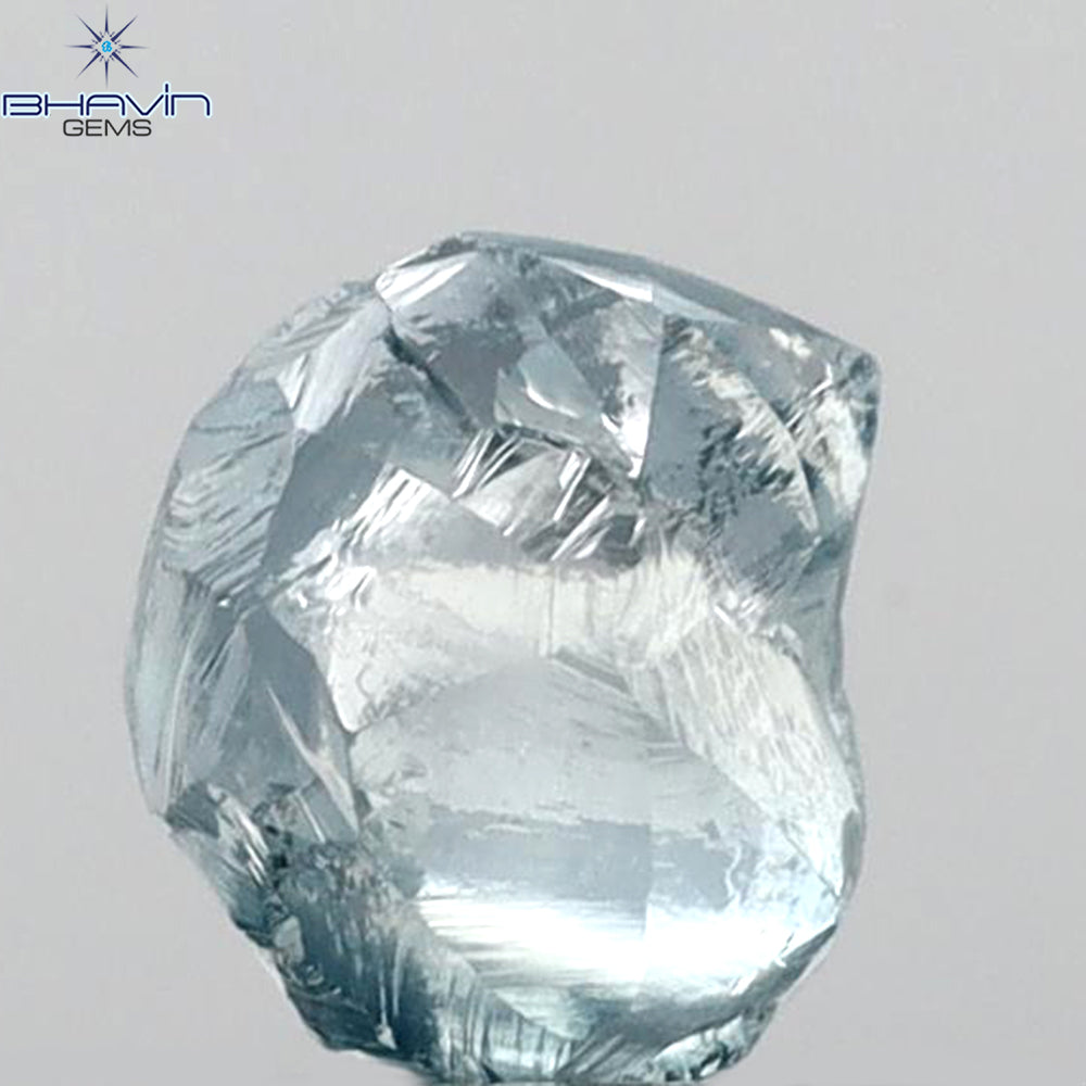 0.49 CT ラフシェイプ ナチュラル ダイヤモンド ピンク色 I3 クラリティ (4.90 MM)