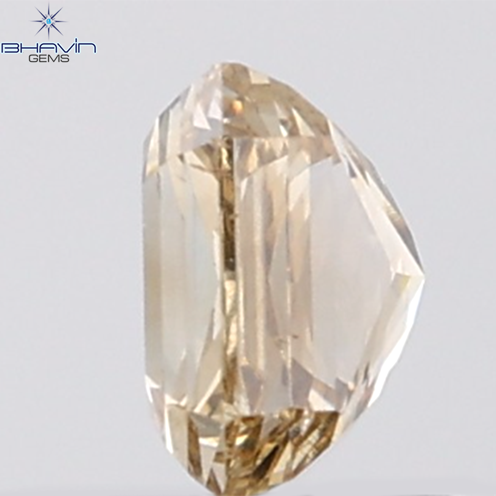 1.02 CT Radiant Natural Brown Diamond VS2 Clarity (5.61 MM)