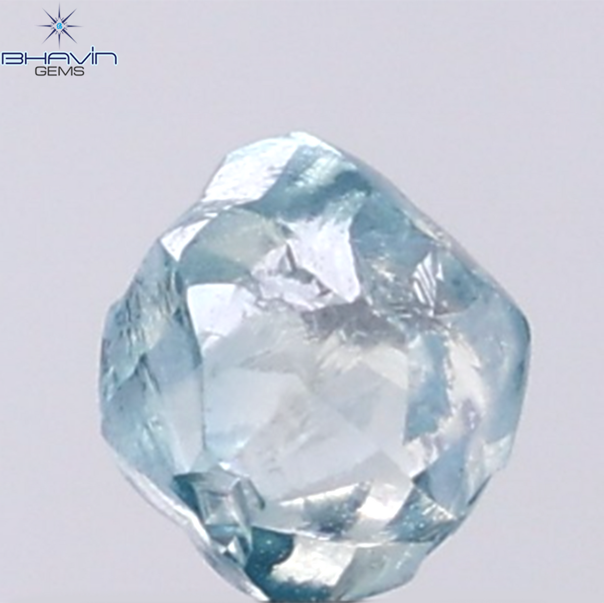0.49 CT ラフシェイプ ナチュラル ダイヤモンド ピンク色 I3 クラリティ (4.90 MM)