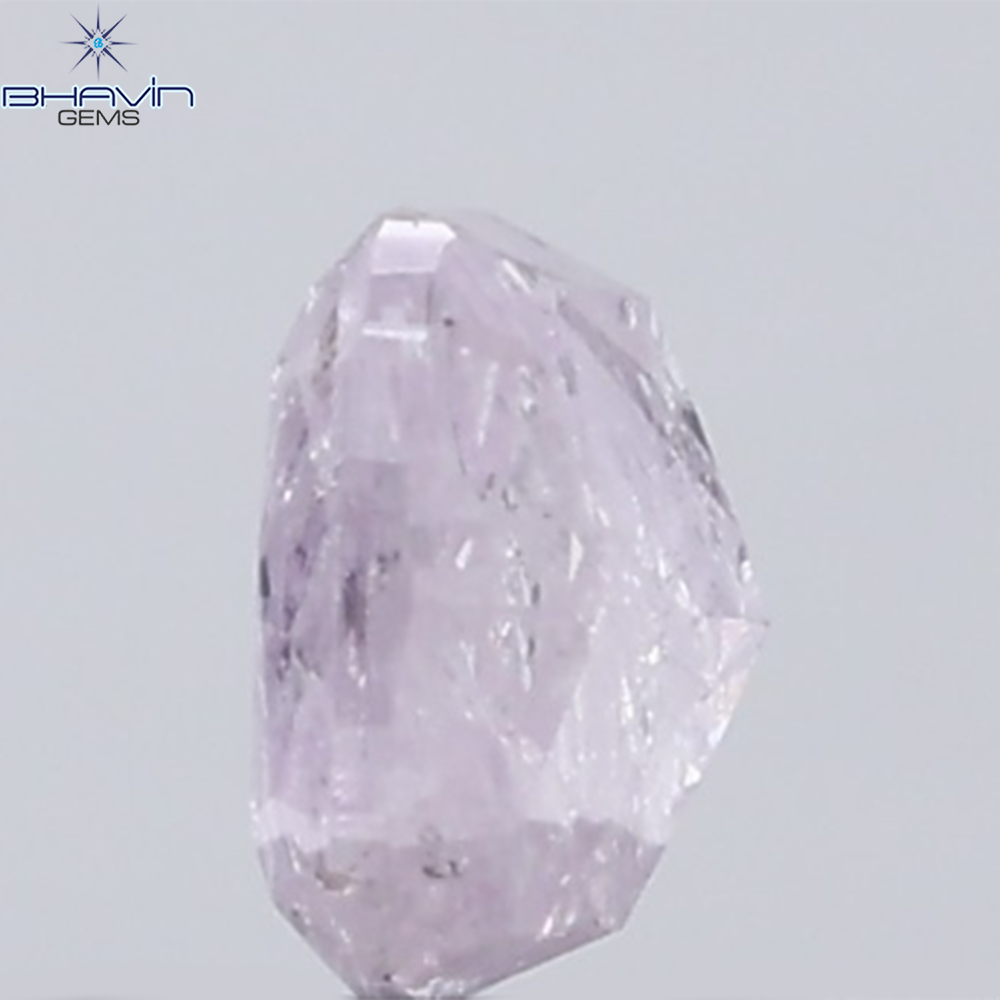 0.27 CT Cushion Diamond Natural Pink Color I3 Clarity (3.72 MM)
