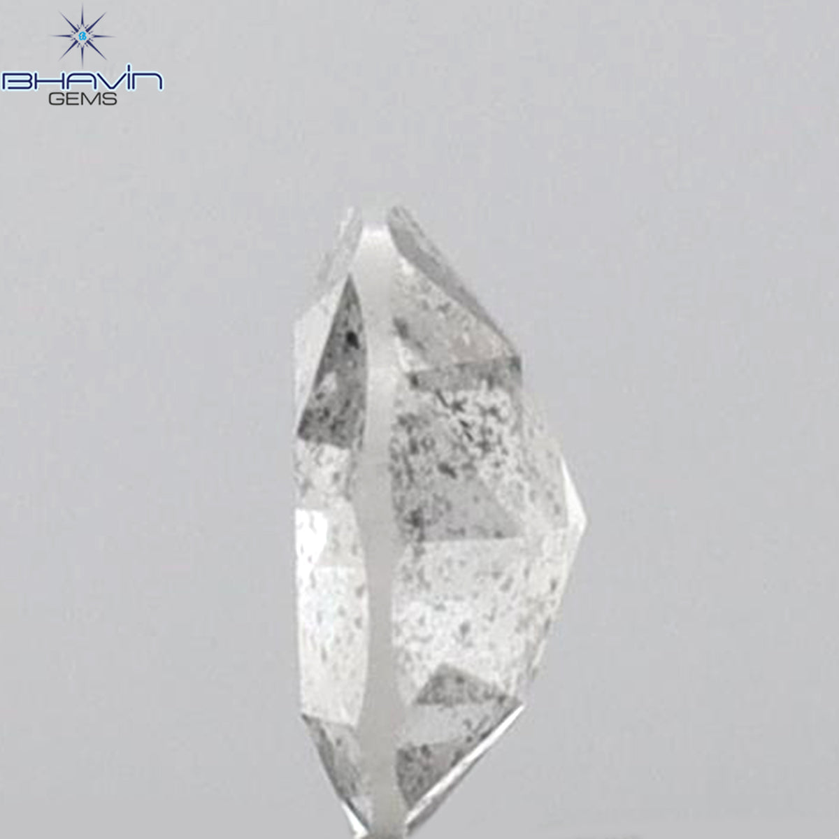 0.18 CT ラウンド ローズ カット シェイプ 天然ダイヤモンド ピンク色 I2 クラリティ (3.86 MM)