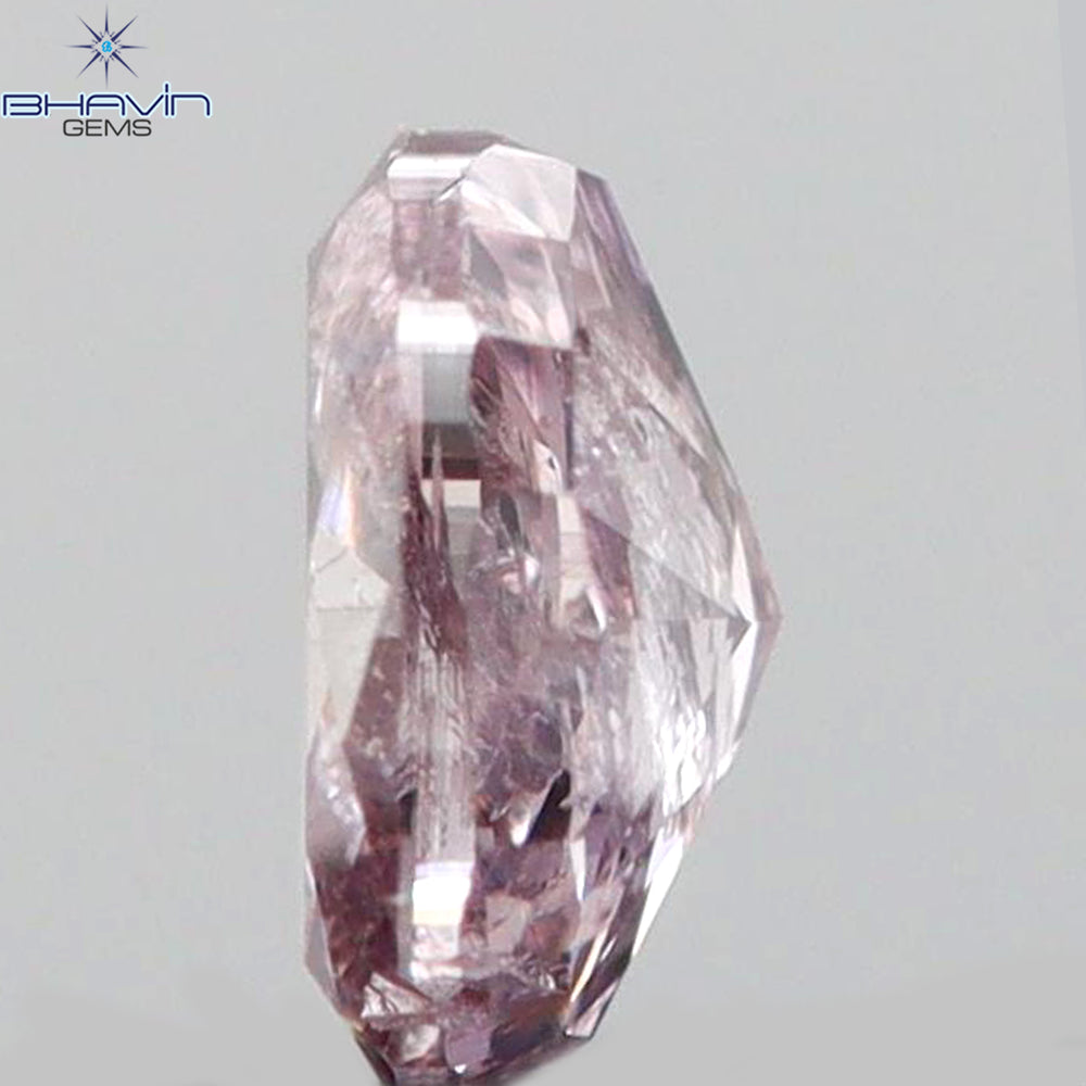 0.06 CT Oval Shape Natural Diamond Pink Color I1 Clarity (2.83 MM)