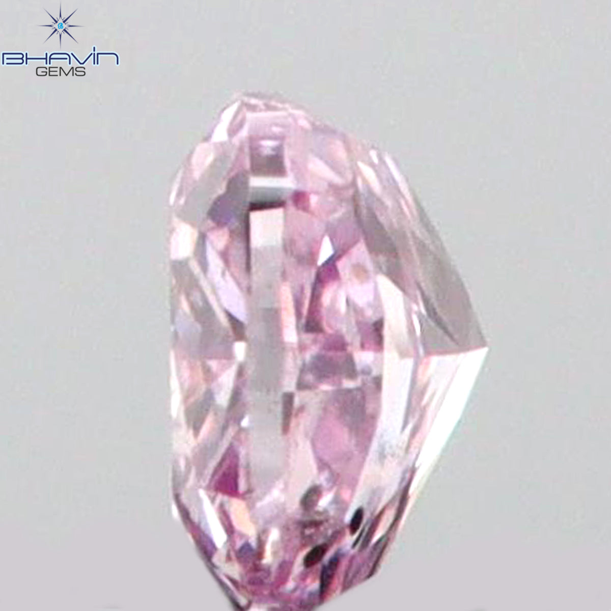 0.03 CT Natural Cushion Diamond Intense Pink Color Clarity SI2 (1.86 MM)