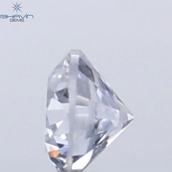 0.02 CT Round Cut Natural Diamond Grey Blue Color VS2 Clarity