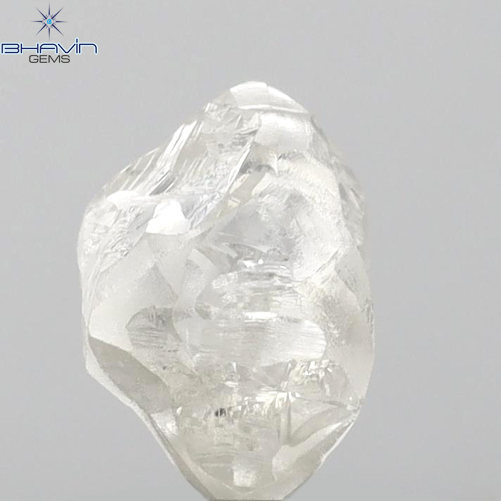 1.88 CT Rough Shape Natural Diamond White Color VS2 Clarity (8.85 MM)