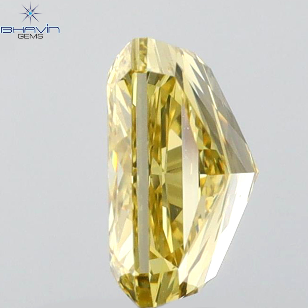 Copy of GIA Certified 2.01 CT Radiant Diamond Brownish Greenish Yellow (CHAMELEON) Color Natural Loose Diamond SI1 Clarity (7.73 MM)