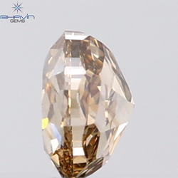 1.01 CT Round Modified Diamond Natural Brown Color VS1 Clarity (5.83 MM)