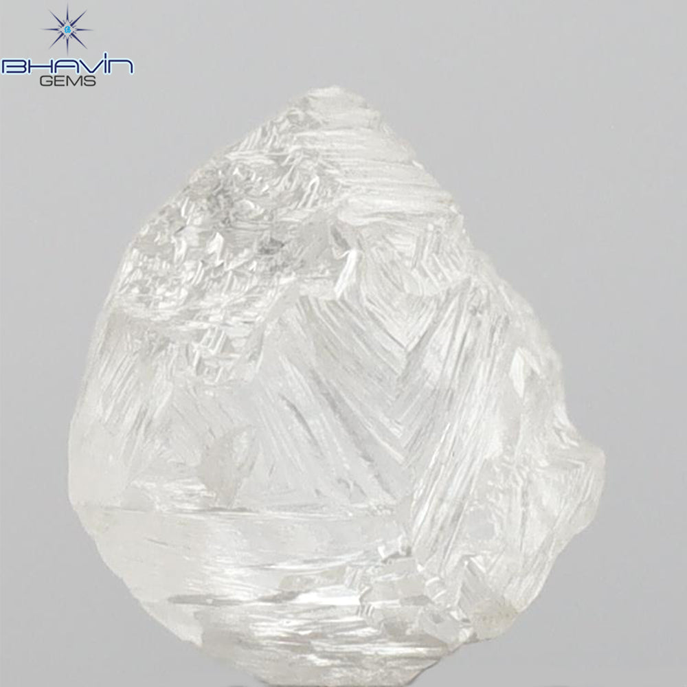 0.90 CT ラフ シェイプ ナチュラル ダイヤモンド ホワイト カラー VS1 クラリティ (5.95 MM)