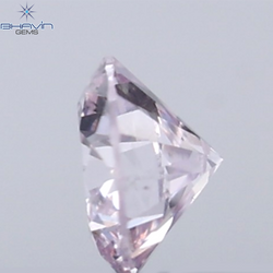 0.07 CT Round Natural Diamond Pink Color VS Clarity