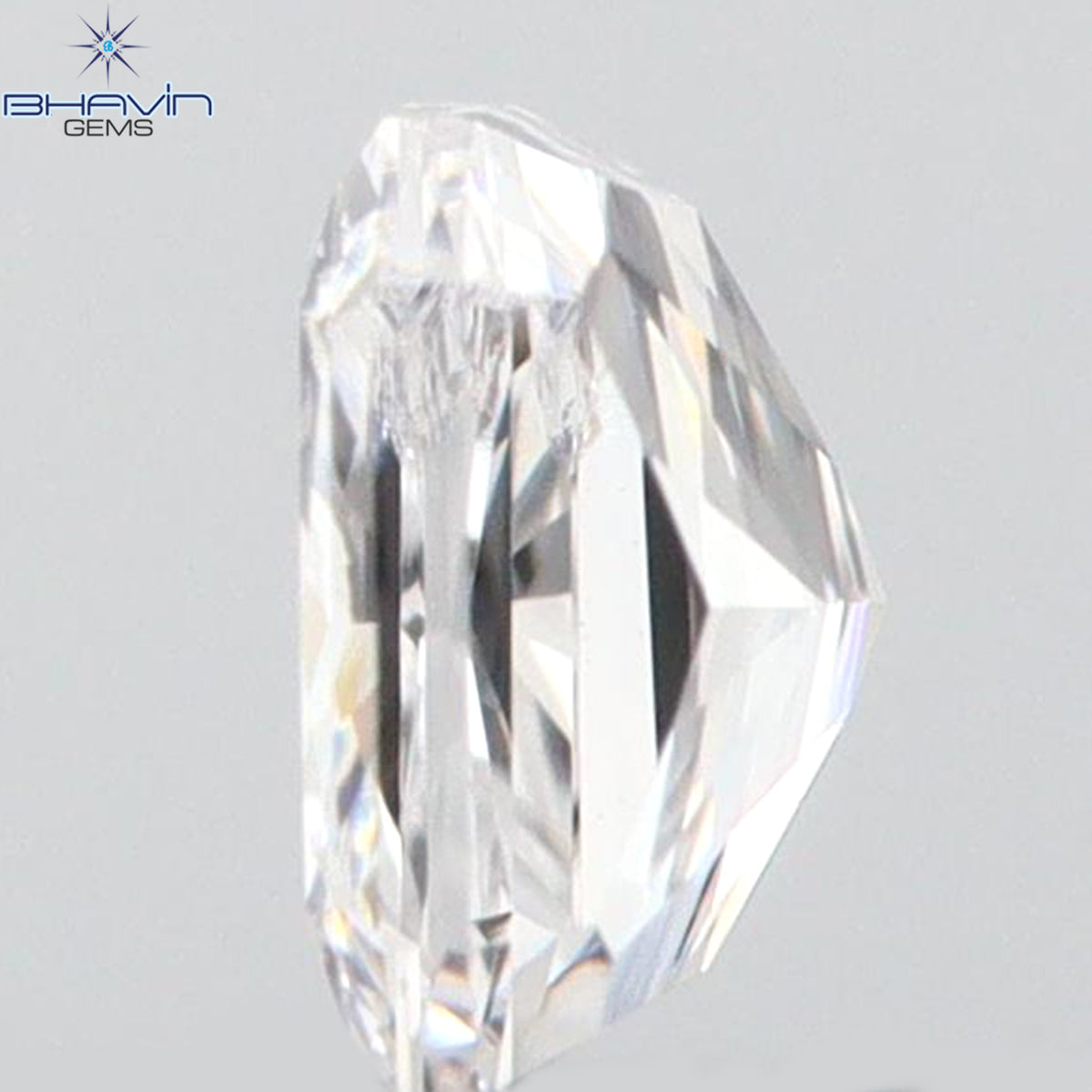 0.08 CT ラディアント シェイプ ナチュラル ダイヤモンド ピンク色 SI2 クラリティ (2.38 MM)