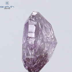 0.33 CT Heart Diamond Natural Pink Color I3 Clarity (4.58 MM)