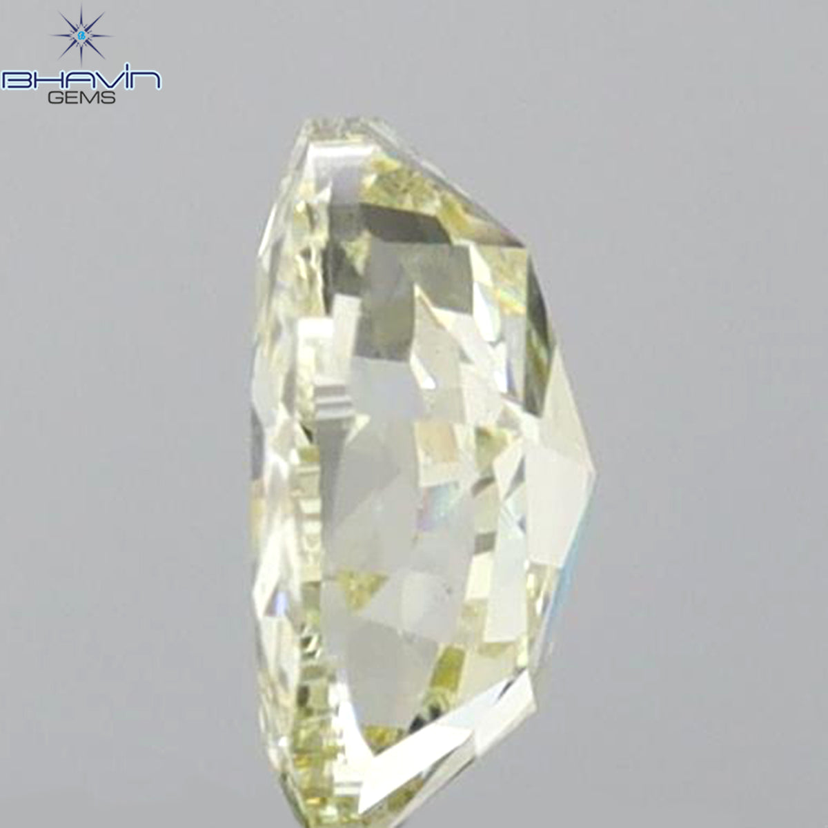 0.63 CT Natural Round Rose Cut Diamond Light Yellow Color Clarity SI1 (5.42 MM)