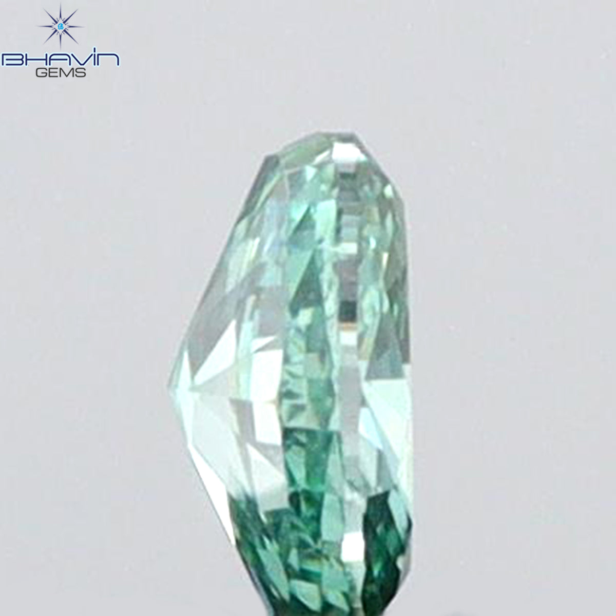 0.06 CT Natural Oval Diamond Enhanced Vivid Green Color Clarity VS1 (2.80 MM)