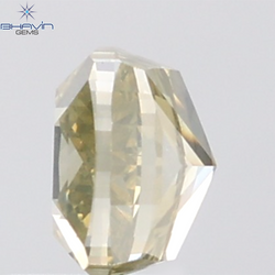 GIA認定 1.27 CT クッションダイヤモンド イエローカラー 天然ダイヤモンド VS1 クラリティ (5.97 MM)