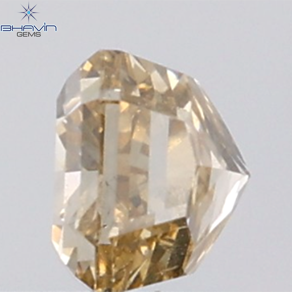 1.02 CT Radiant Natural Brown Diamond SI Clarity (5.42 MM)