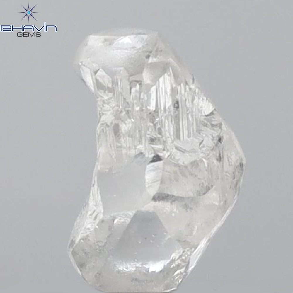 0.69 CT ラフ シェイプ ナチュラル ダイヤモンド ホワイト カラー VS2 クラリティ (5.47 MM)