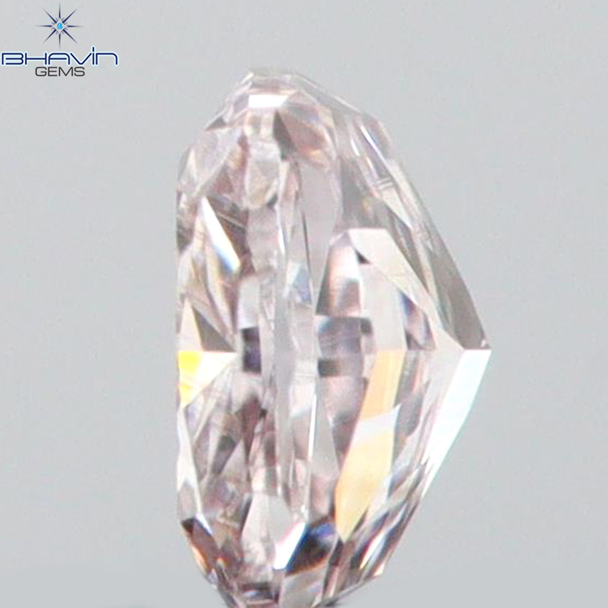 0.05 CT クッションシェイプ 天然ダイヤモンド ピンク色 I1 クラリティ (2.11 MM)