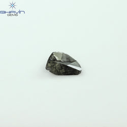 0.63 CT Heart Shape Natural Diamond Salt And Pepper Color I3 Clarity (5.93 MM)