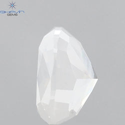 0.68 CT Cushion Shape Natural Diamond White Fancy Color VS2 Clarity (5.30 MM)