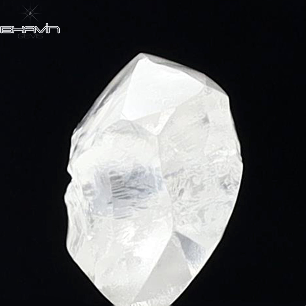 1.04 CT Rough Shape Natural Diamond White Color VS2 Clarity (6.06)