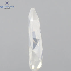 0.52 CT Pear Shape Natural Diamond White Color SI1 Clarity (8.11 MM)