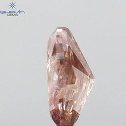 0.38 CT Oval Shape Natural Diamond Pink Color I3 Clarity (5.40 MM)