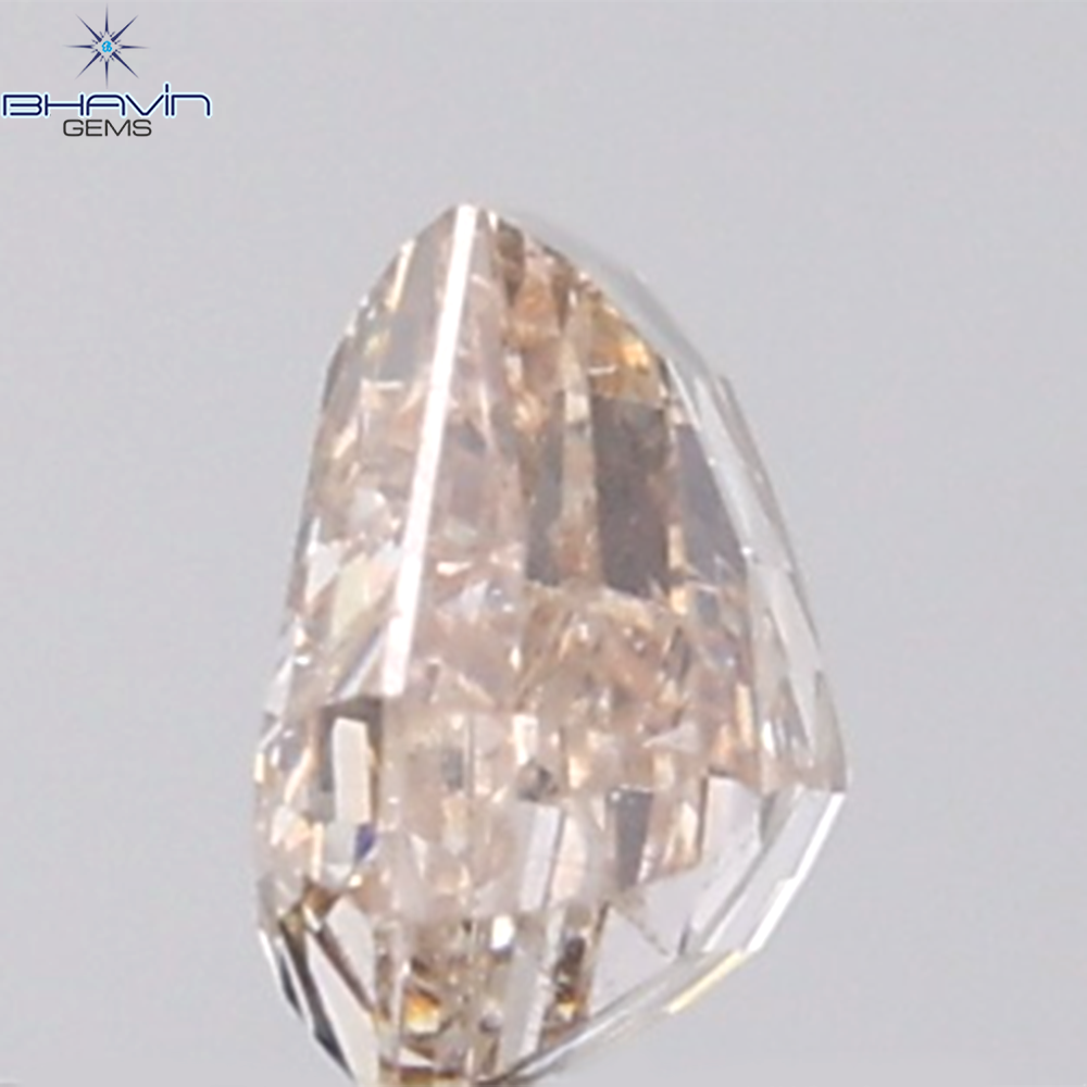 1.01 CT Trapezoid Diamond Natural Brown Color SI1 Clarity (6.96 MM)