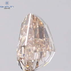 1.01 CT Trapezoid Diamond Natural Brown Color SI1 Clarity (6.96 MM)