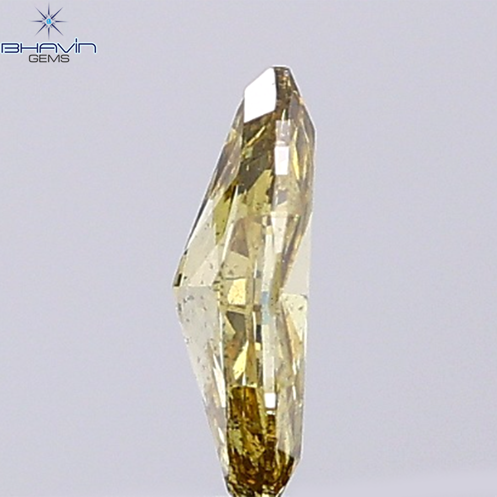 GIA認定 1.27 CT クッションダイヤモンド イエローカラー 天然ダイヤモンド VS1 クラリティ (5.97 MM)