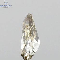 0.16 CT Pear Shape Natural Diamond Green (Chameleon) Color VS2 Clarity (4.58 MM)