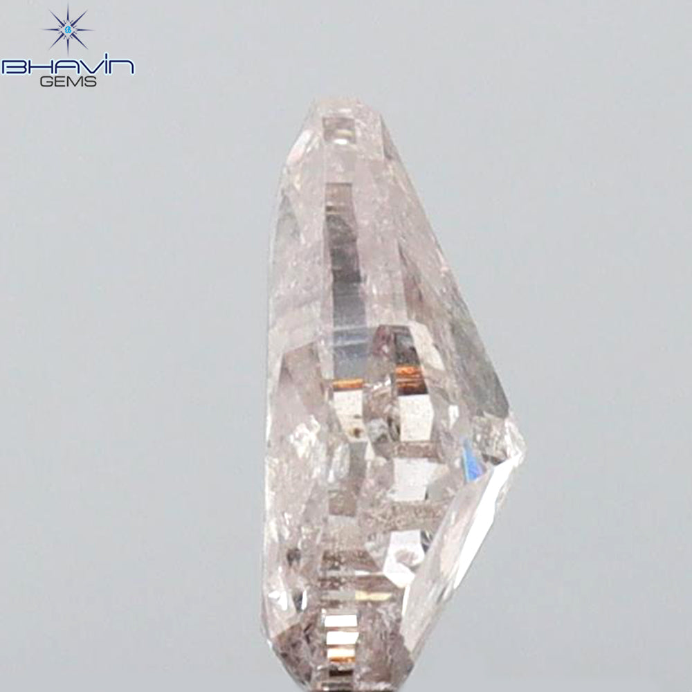 GIA Certified 1.01 CT Pear Diamond Pinkish Brown Color Natural  Diamond (7.88 MM)