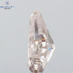 GIA Certified 1.01 CT Pear Diamond Pinkish Brown Color Natural  Diamond (7.88 MM)