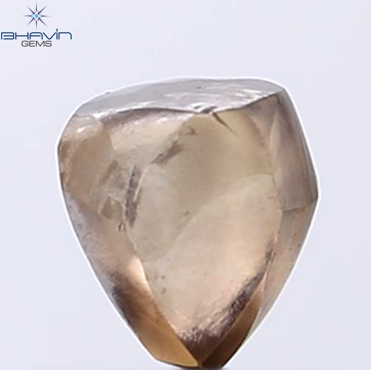 1.95 CT Natural Rough Diamond Dark Brown Color Clarity VS (6.93 MM)