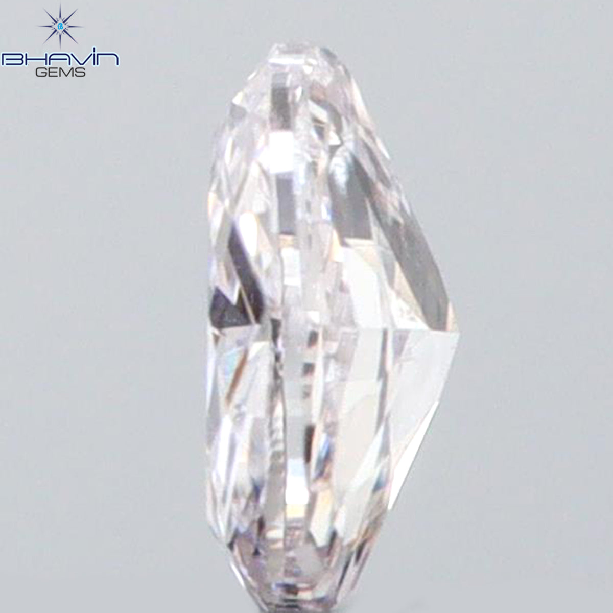 0.10 CT Natural Oval Diamond Pink Color Clarity SI1 (3.42 MM)