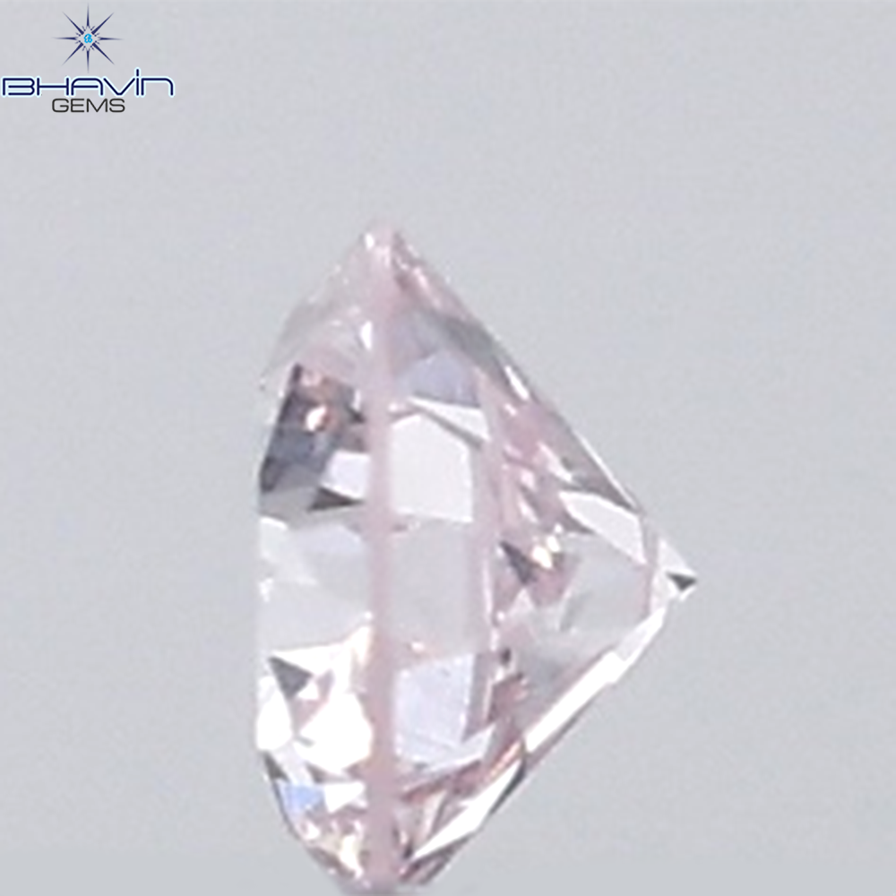 0.03 CT Round Natural Diamond Pink Color VS-SI Clarity