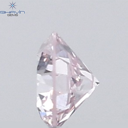 0.03 CT Round Natural Diamond Pink Color VS-SI Clarity